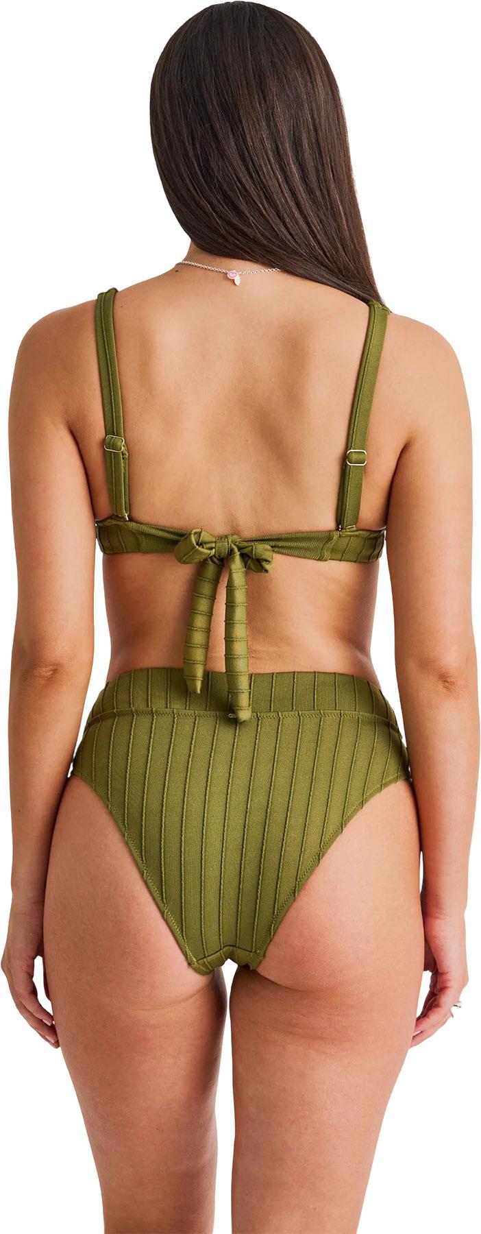 Product gallery image number 4 for product Spaced Rib Retro Waist Bikini Bottom - Women's