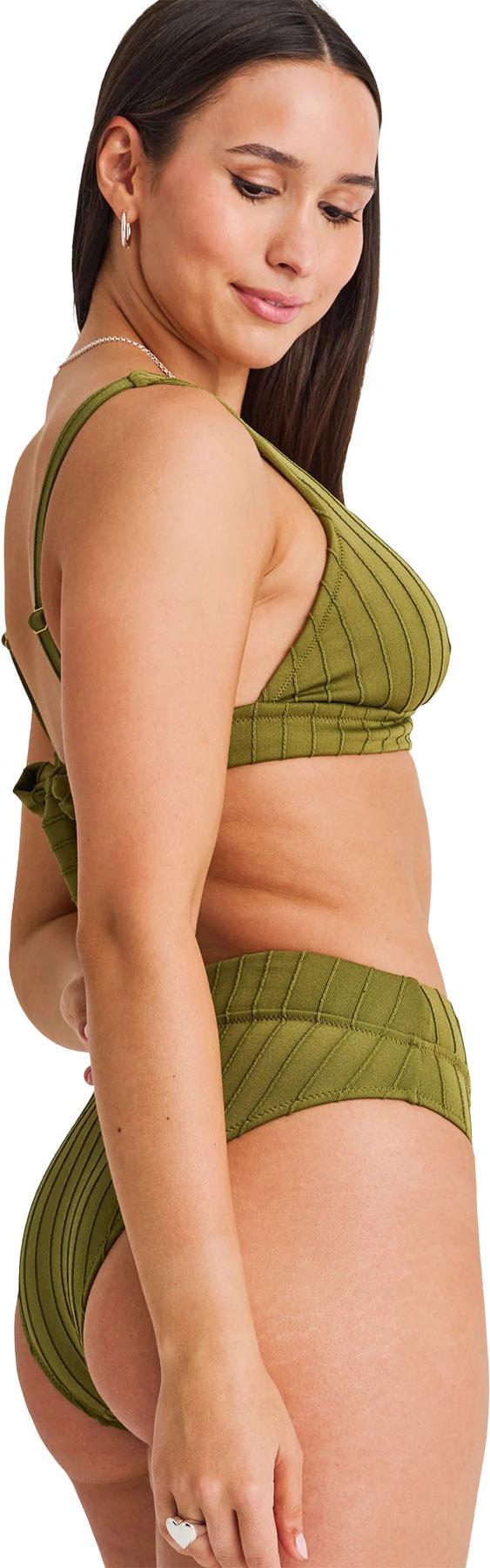 Product gallery image number 3 for product Spaced Rib Retro Waist Bikini Bottom - Women's