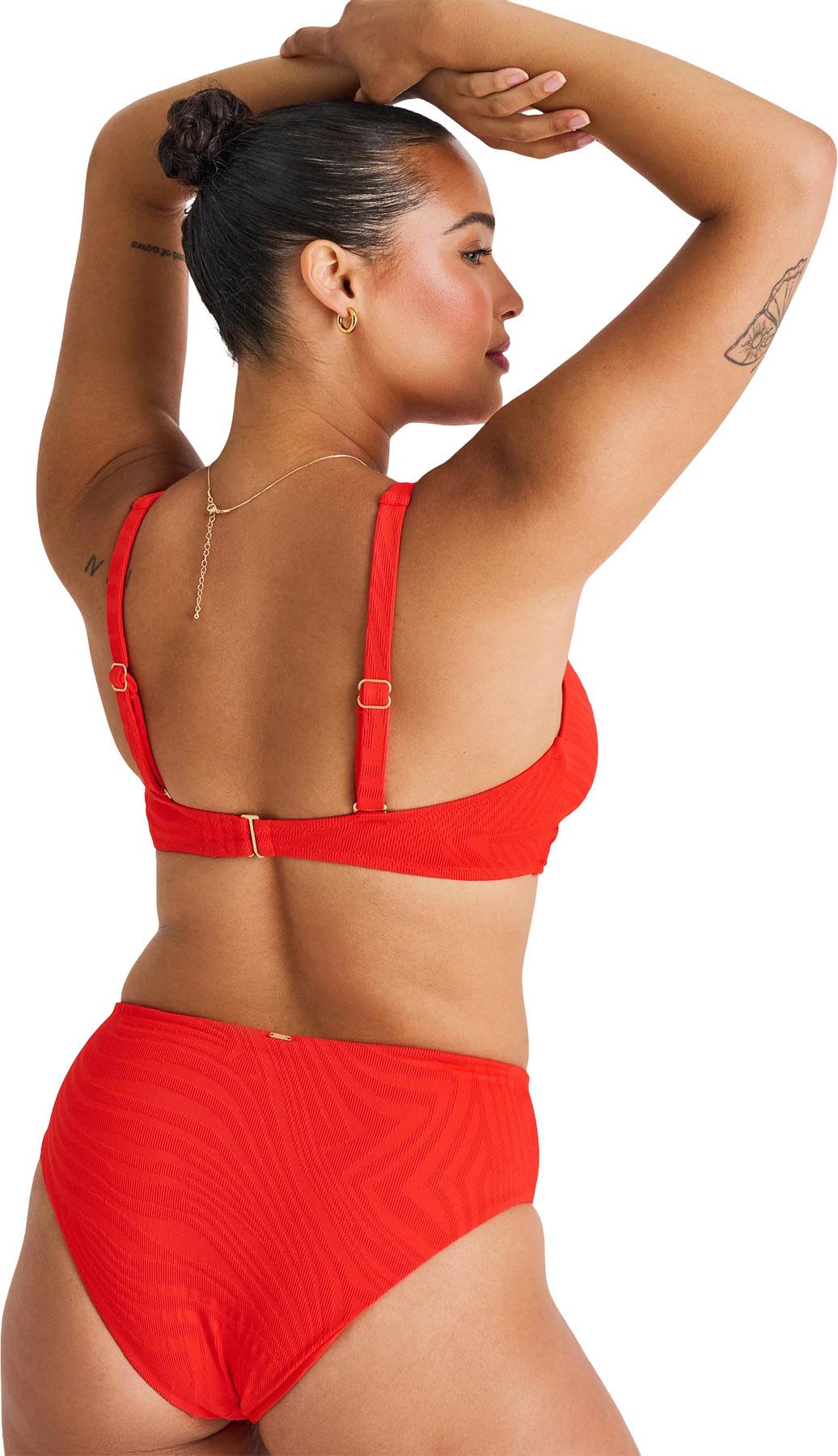 Product gallery image number 3 for product Textured Front Twist Bikini Top - Women's