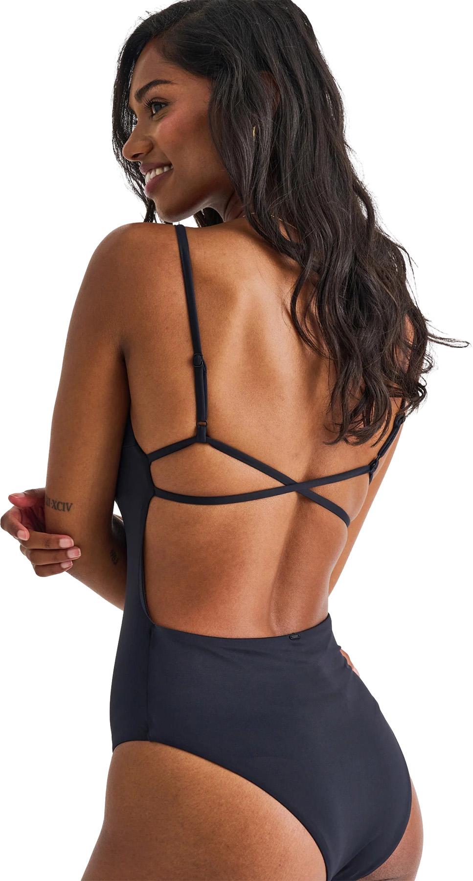 Numéro de l'image de la galerie de produits 2 pour le produit Maillot de bain une pièce style cami très échancré - Femme
