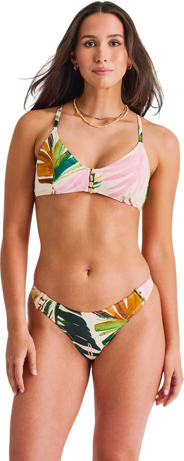 Image de produit pour Haut de bikini bralette style cami avec perles - Femme