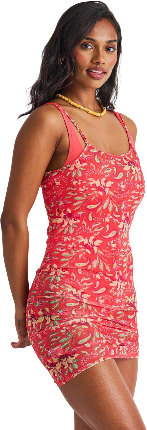 Product gallery image number 3 for product Side Shirring Mesh Cover-Up Cami Dress - Women's