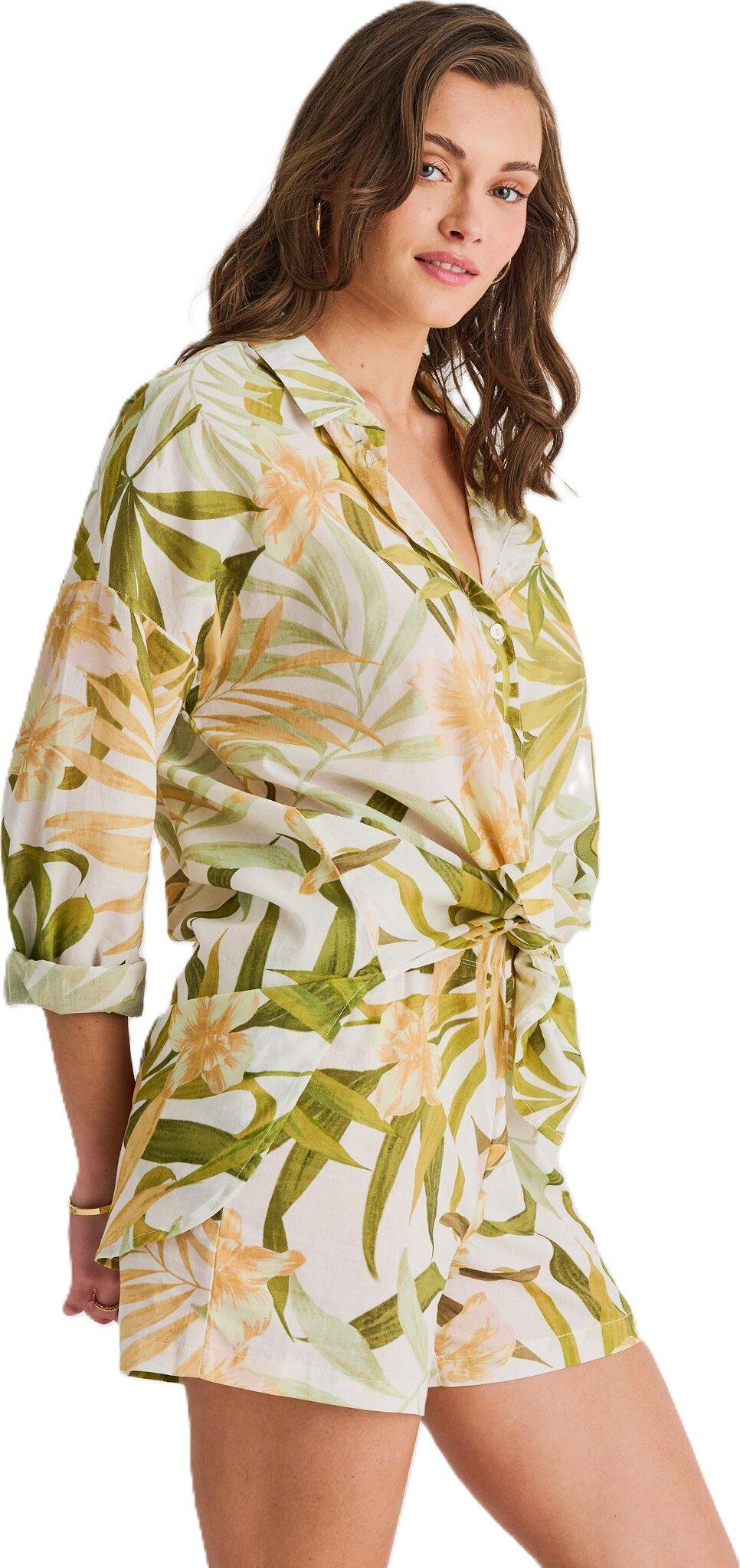 Product gallery image number 5 for product Light Cotton Voile Cover-Up Shirt - Women's