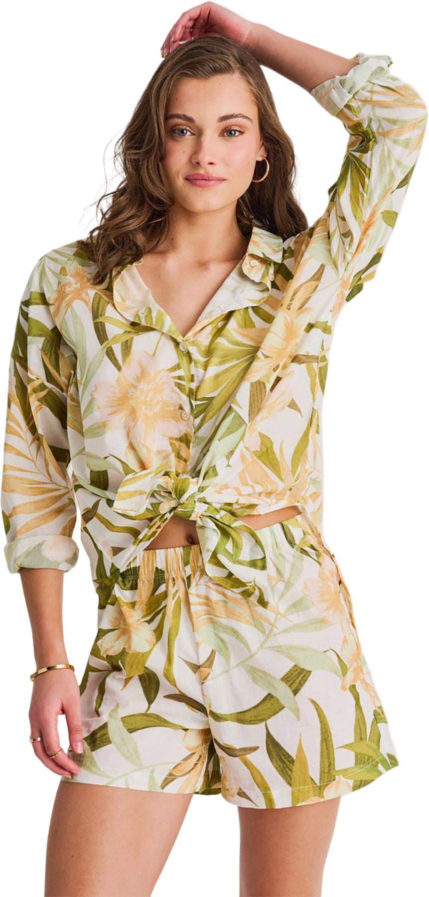 Product gallery image number 7 for product Chemise cache-maillot en voile de coton léger - Femme
