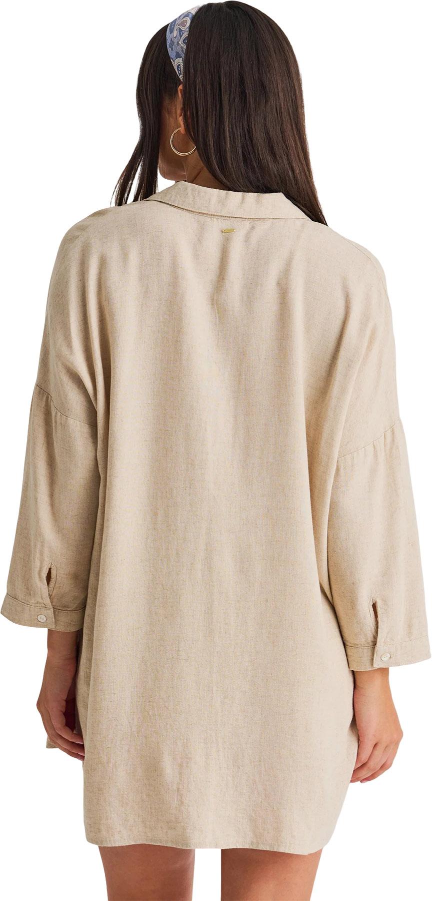 Product gallery image number 2 for product Linen-Blend Cover-Up Tunic Shirt - Women's