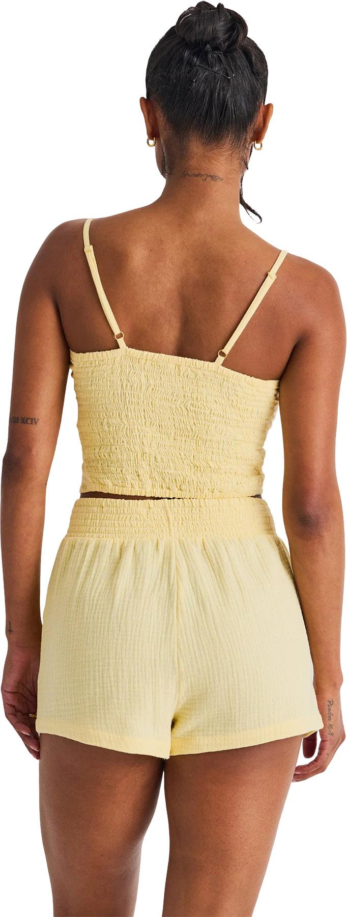 Product gallery image number 2 for product Haut cache-maillot caraco en coton contrecollé - Femme