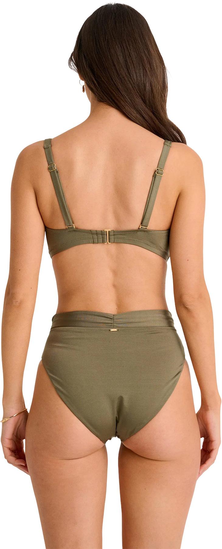 Product gallery image number 3 for product Retro Waist Bikini Bottom with Shirred Band - Women's