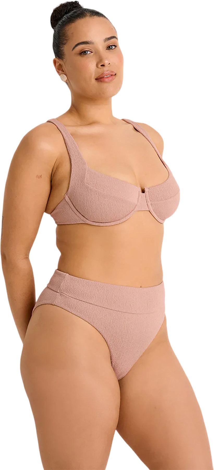 Product gallery image number 4 for product Haut de bikini texturé à armatures - Femme