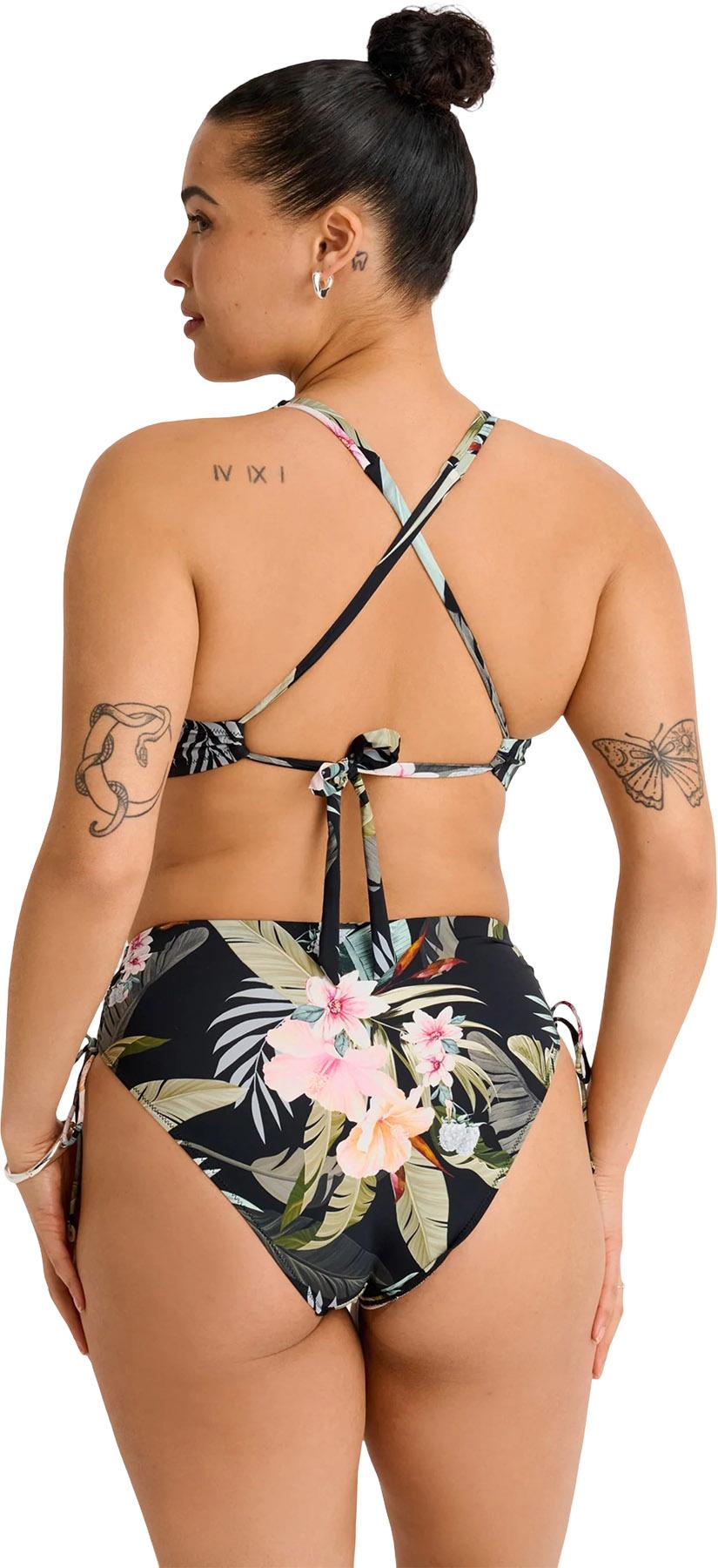 Product gallery image number 3 for product Shirred Sides Semi-High Leg Retro Waist Bikini Bottom - Women's