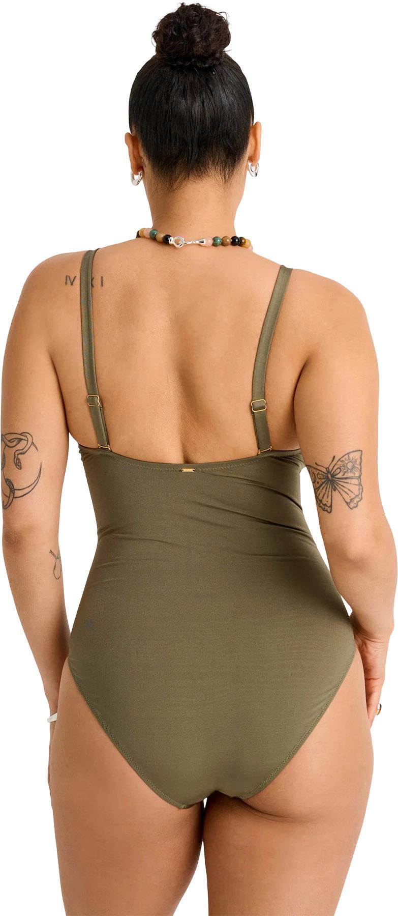 Product gallery image number 4 for product Cami One-Piece Swimsuit with Pleats - Women's