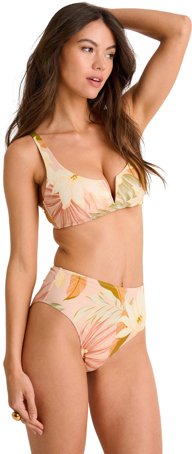 Product gallery image number 3 for product Retro High-Waist Semi-High Leg Bikini Bottom - Women's