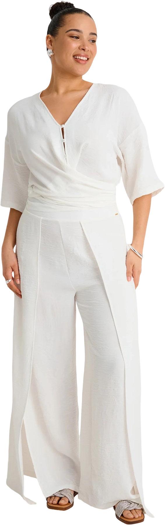 Product image for Pantalon couvre-maillot à jambe large - Femme