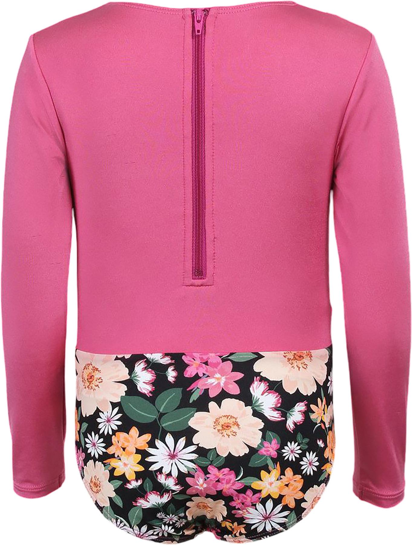 Product gallery image number 2 for product One-Piece Wrap Front Rashguard - Girls