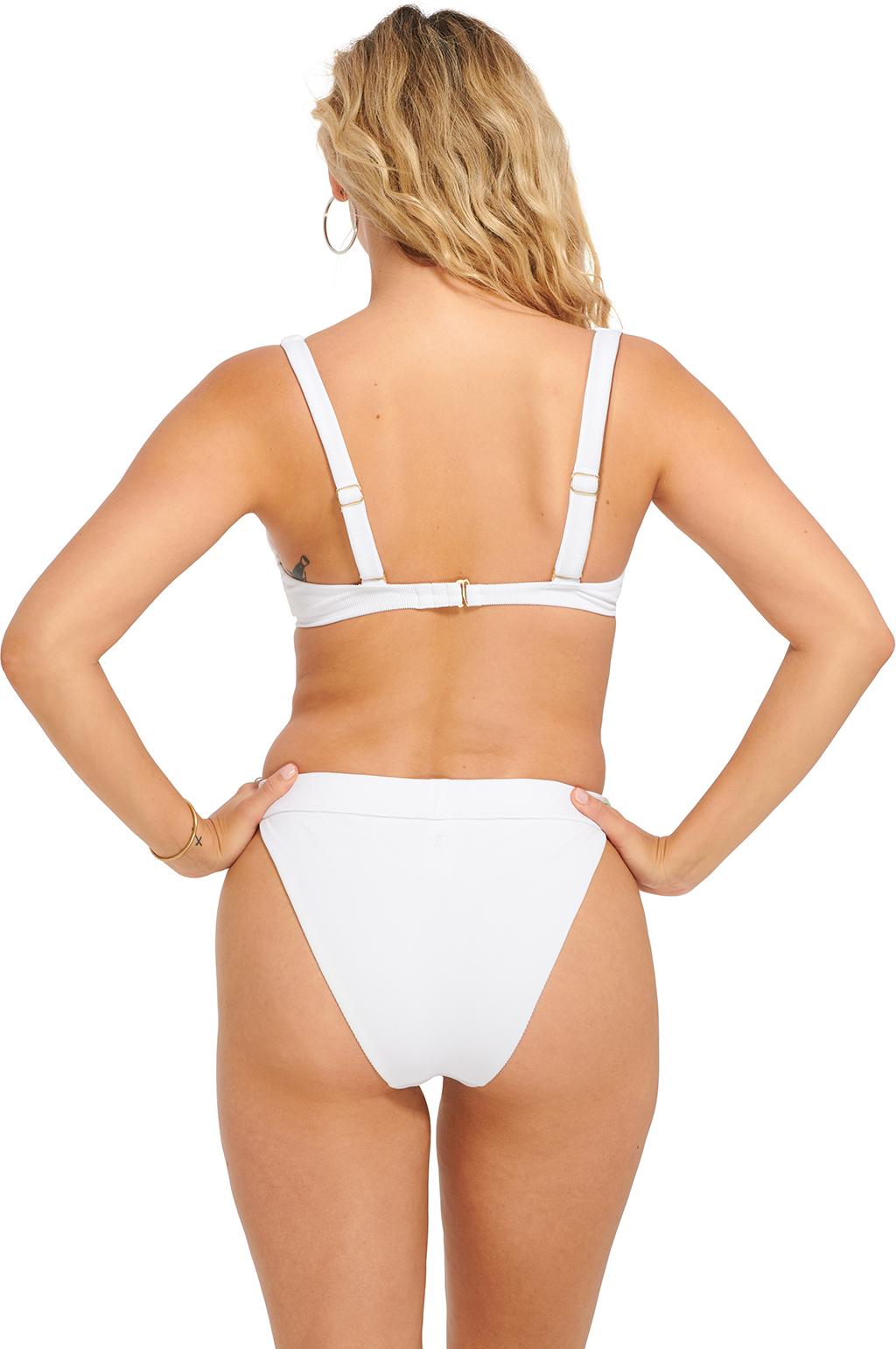 Numéro de l'image de la galerie de produits 2 pour le produit Haut de bikini côtelé à armatures - Femme