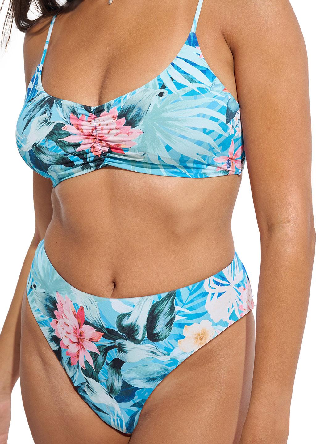 Product gallery image number 2 for product Reversible Recycled Rib High-Waist Bikini Bottom - Women's