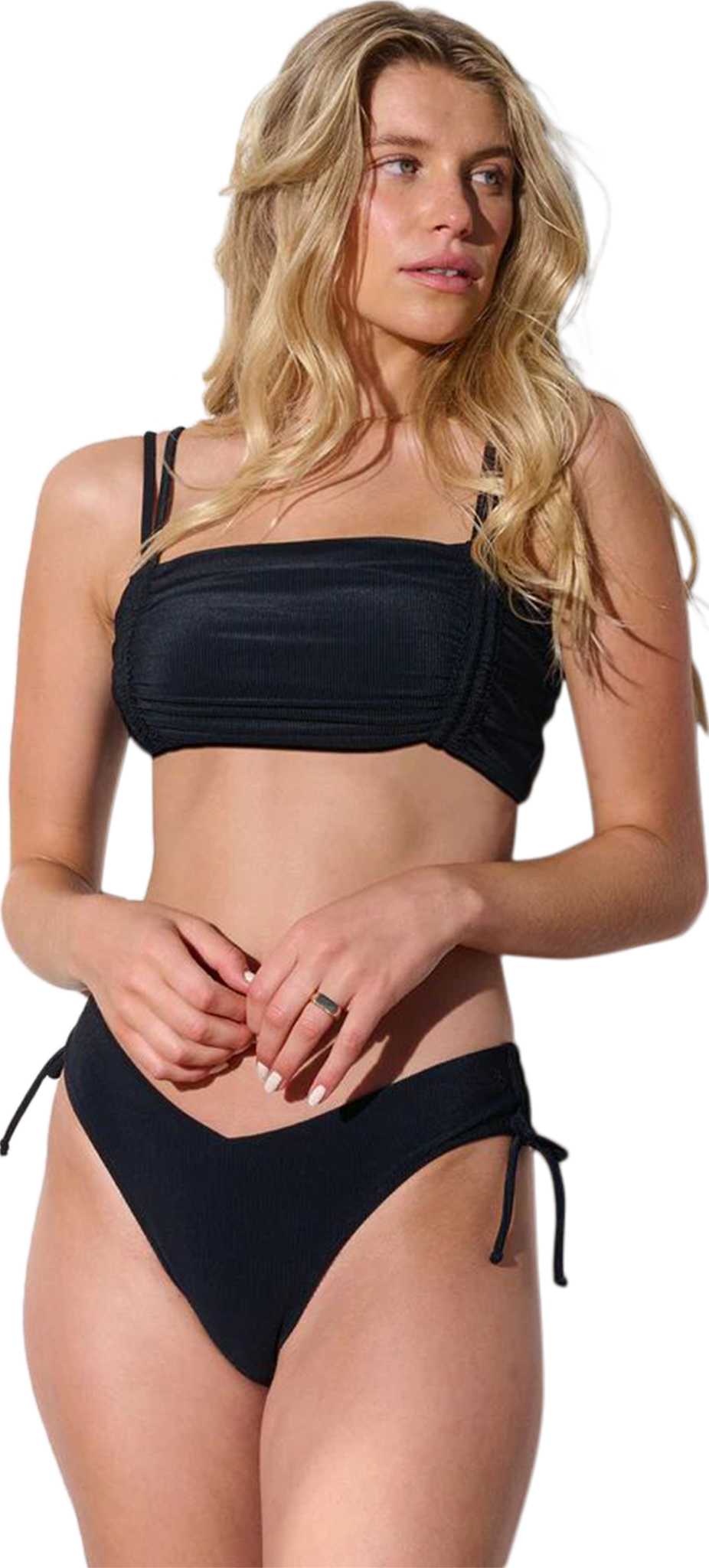 Image de produit pour Haut bandeau côtelé recyclé - Femme