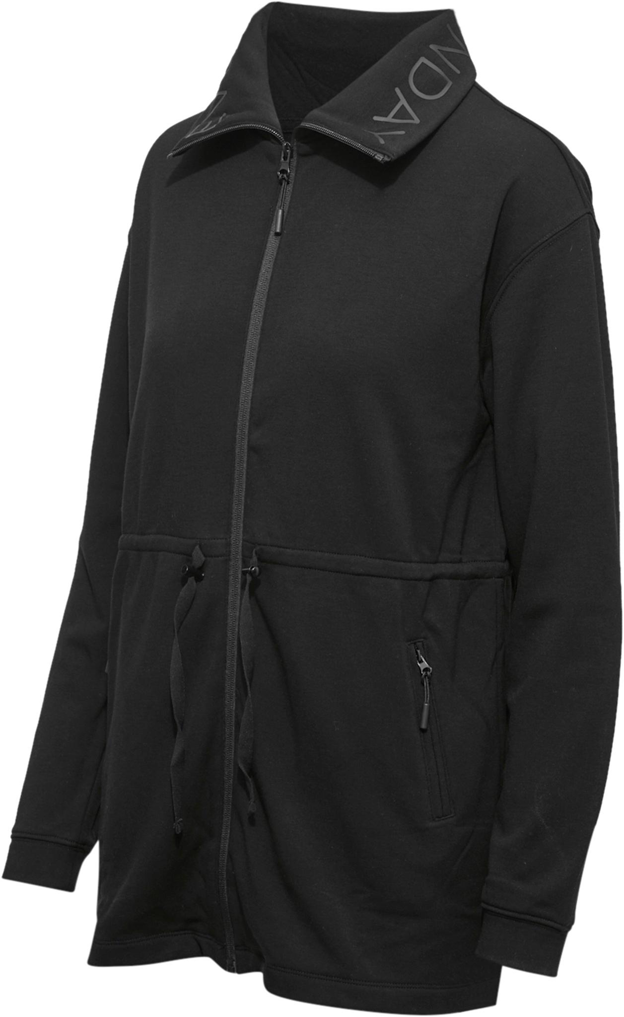 Product gallery image number 2 for product Front Zip Closure Brushed Knit Jacket - Women's