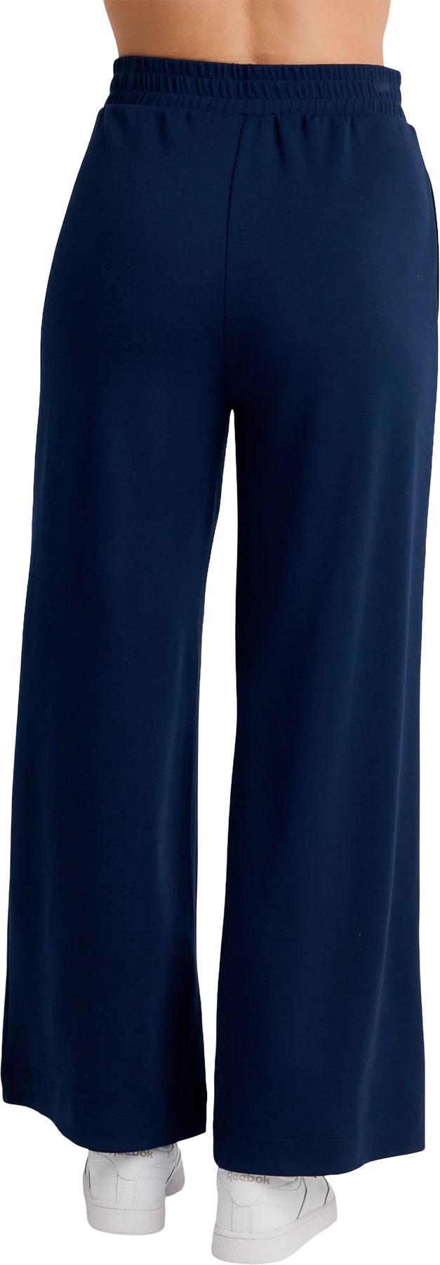 Numéro de l'image de la galerie de produits 4 pour le produit Pantalon à jambe large en tricot cool - Femme