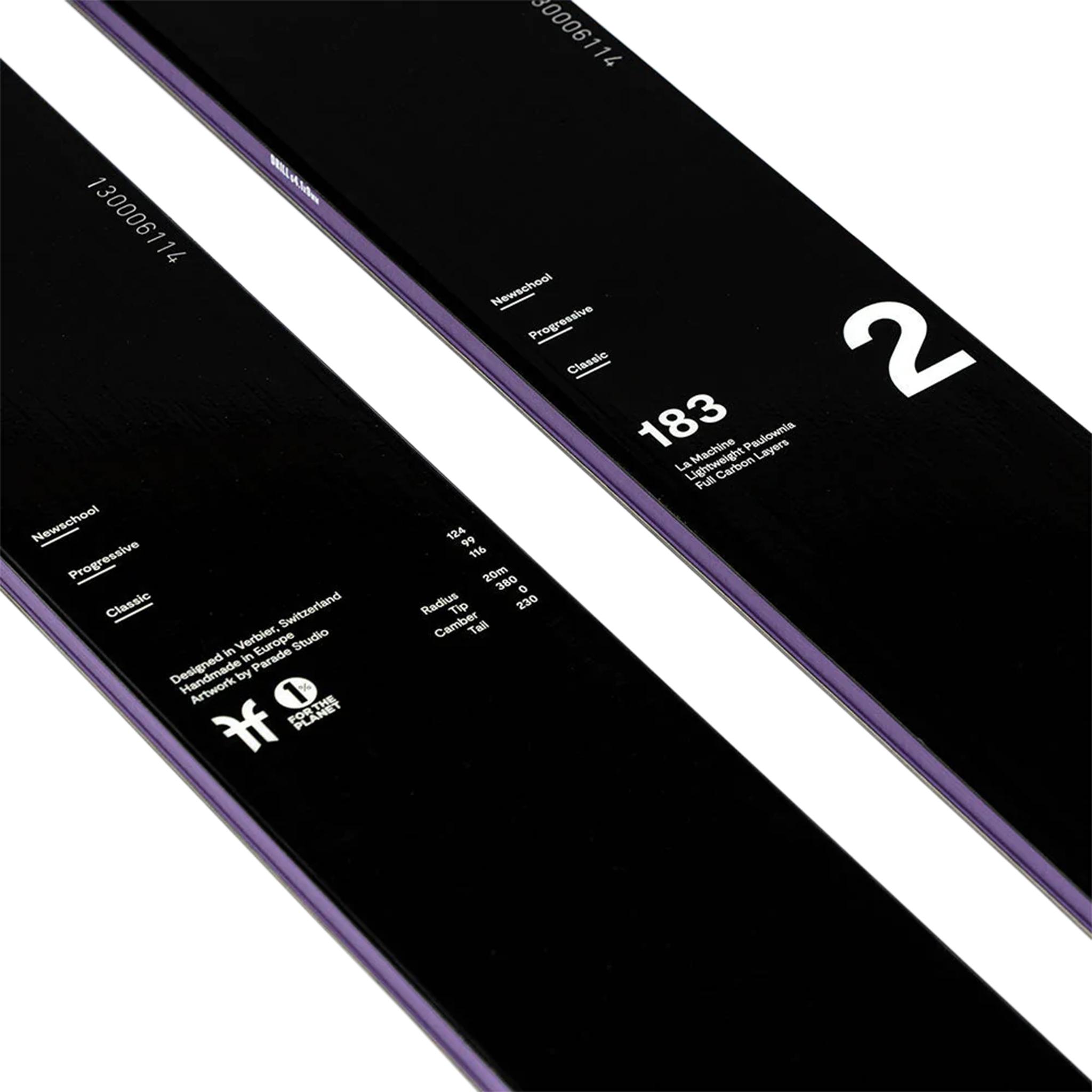 Product gallery image number 5 for product La Machine 2 Mini Touring Skis - Unisex