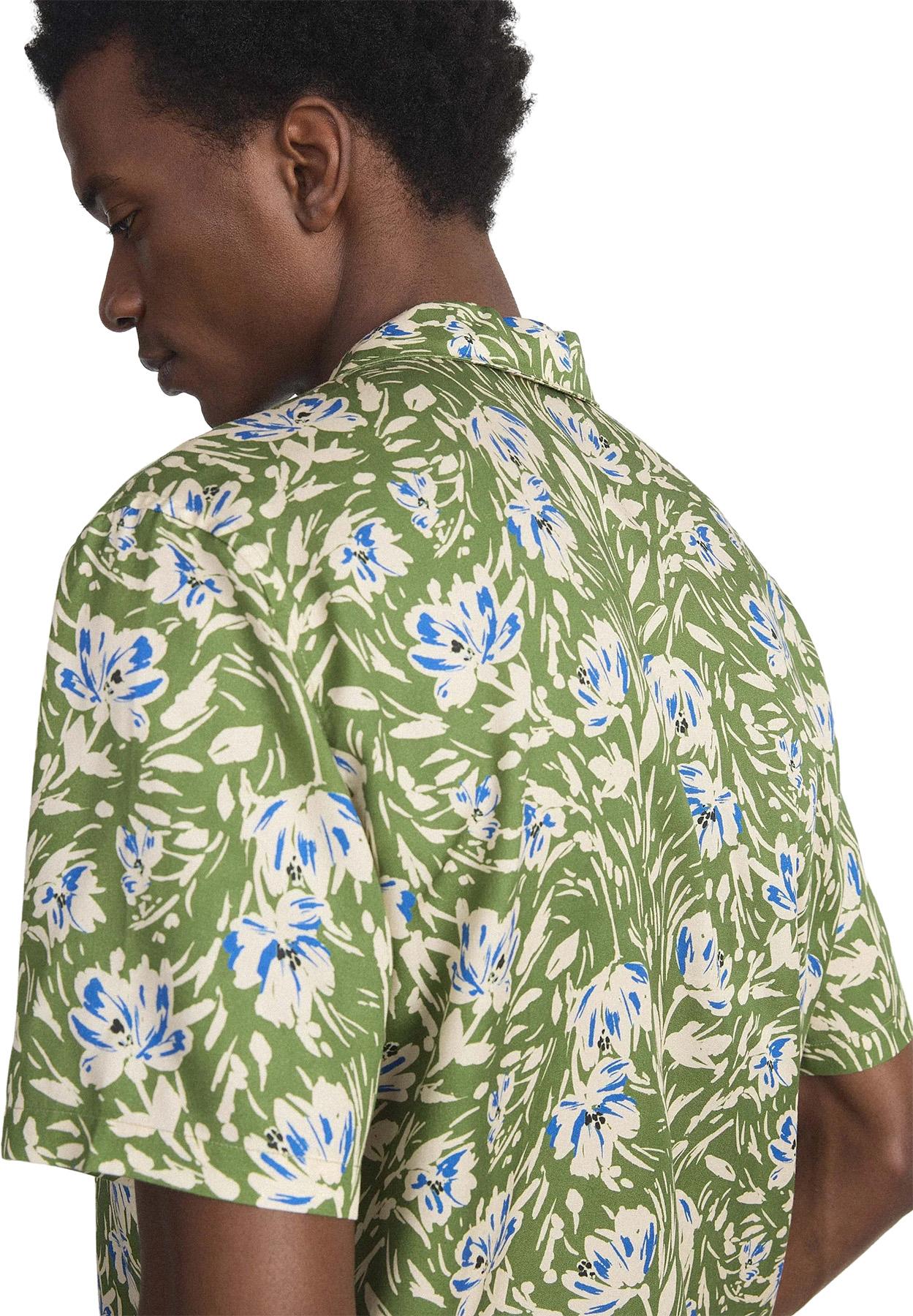 Numéro de l'image de la galerie de produits 4 pour le produit Chemise à col cranté à motif floral - Homme