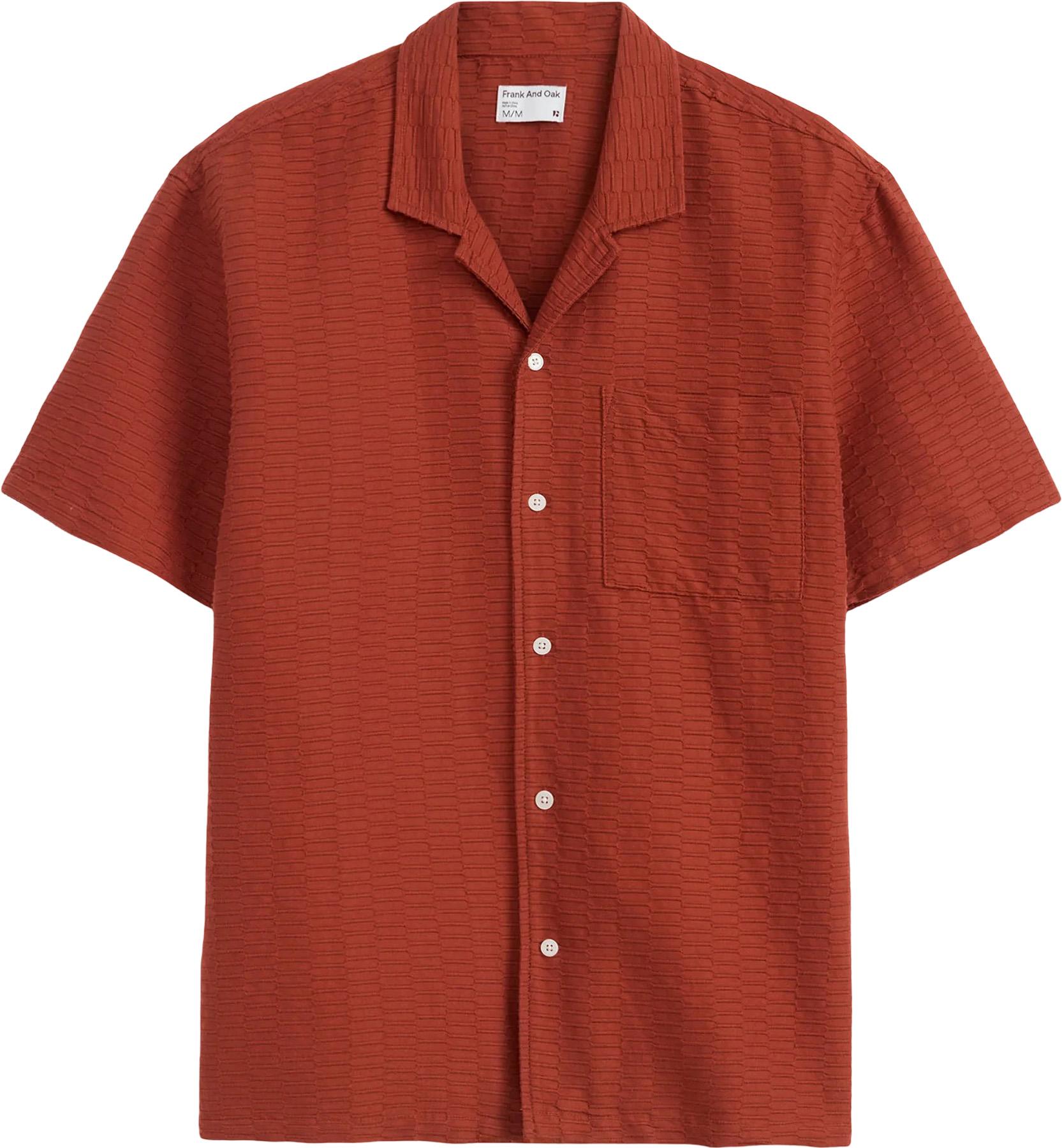 Image de produit pour Chemise texturée à col cranté - Homme