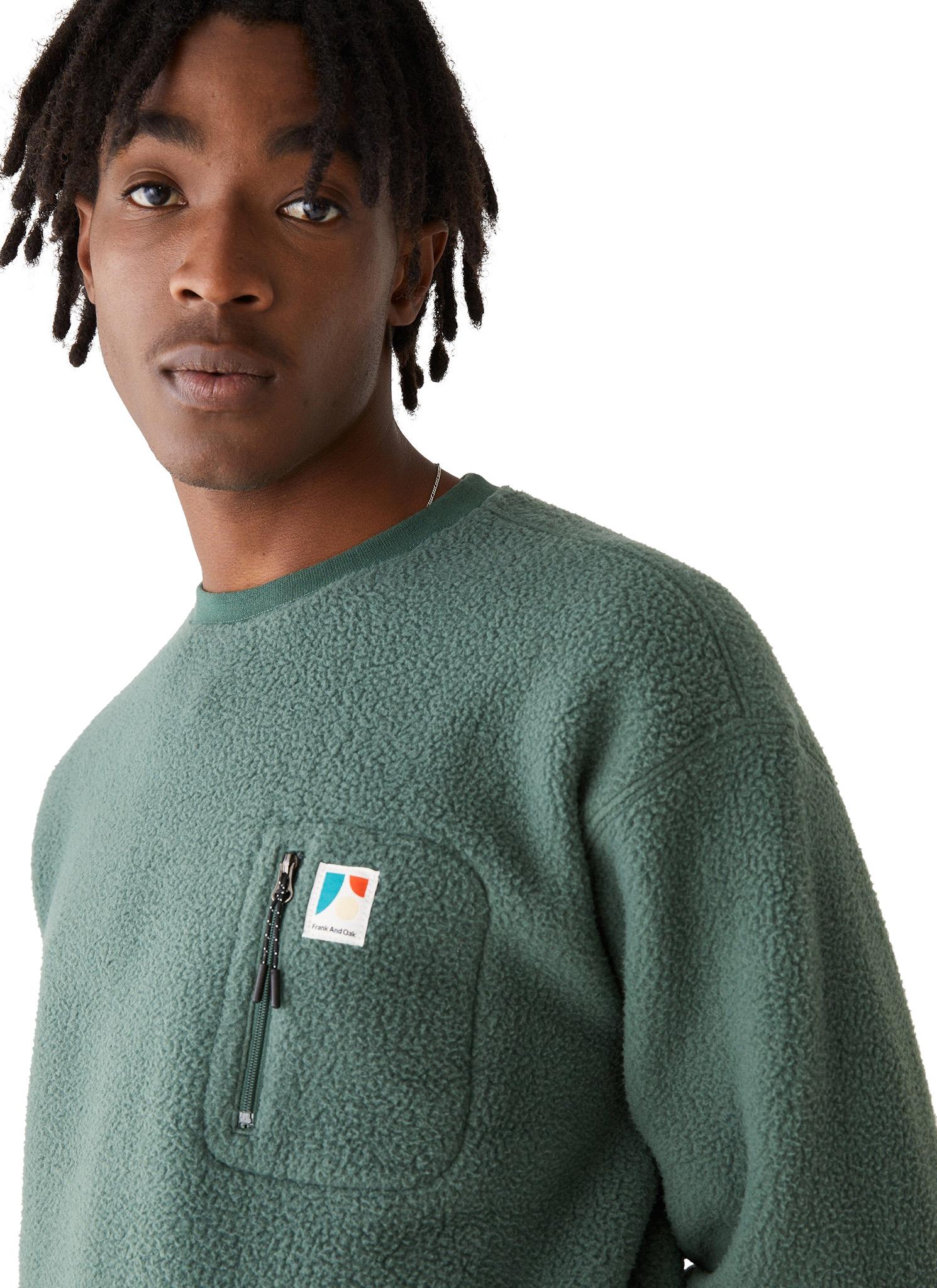 Product gallery image number 3 for product Polar Fleece Crewneck Sweater - Men's