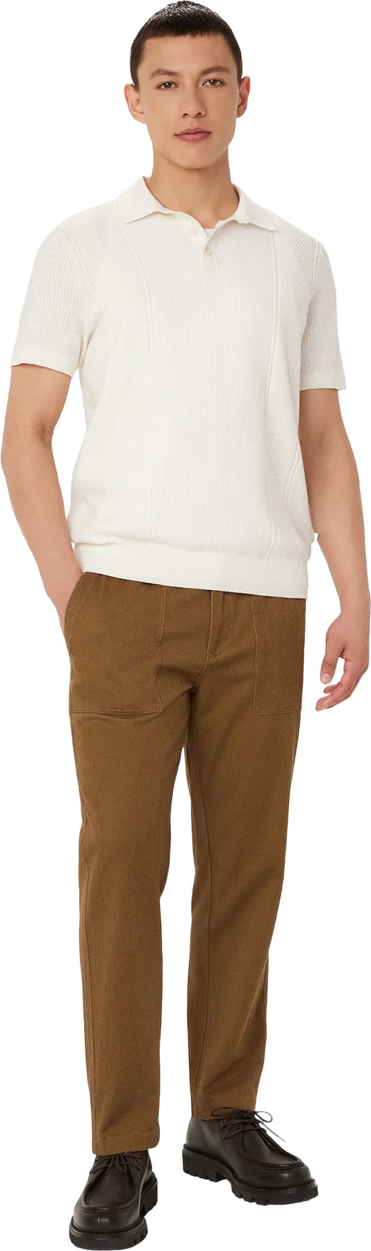 Product gallery image number 3 for product Short Sleeve Polo Sweater - Men's