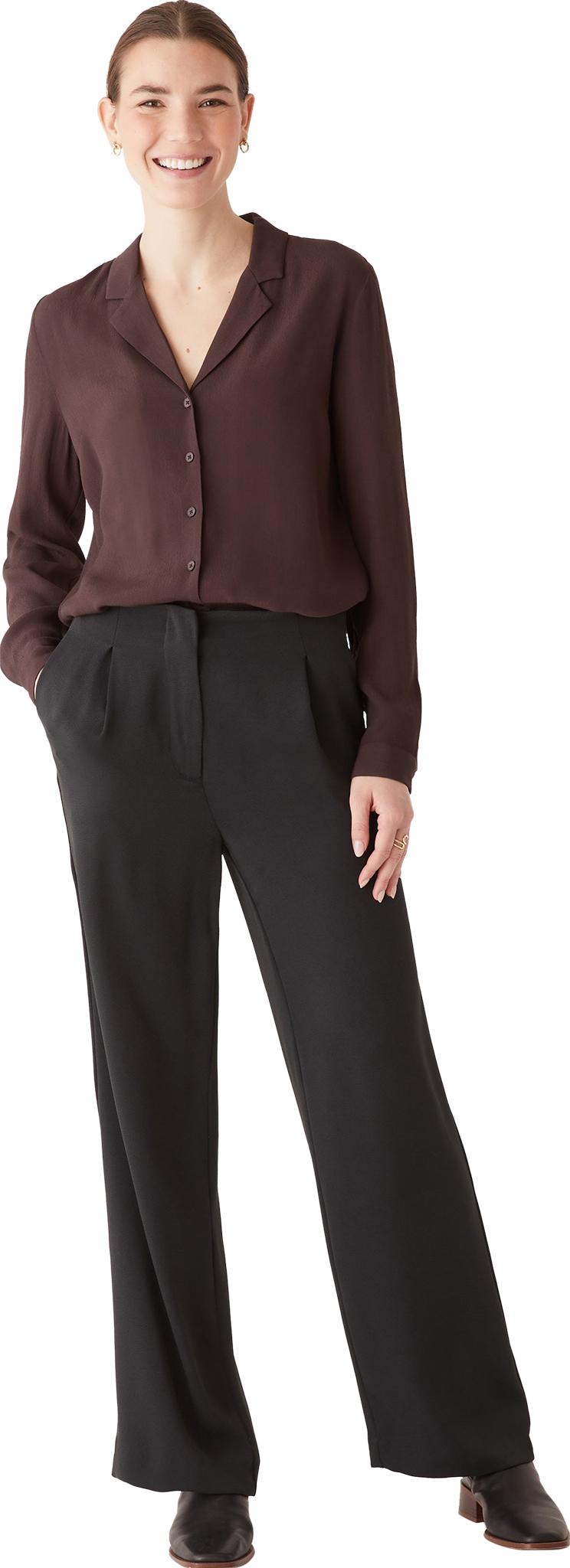 Product gallery image number 3 for product Long Sleeve Camp Collar Blouse - Women's