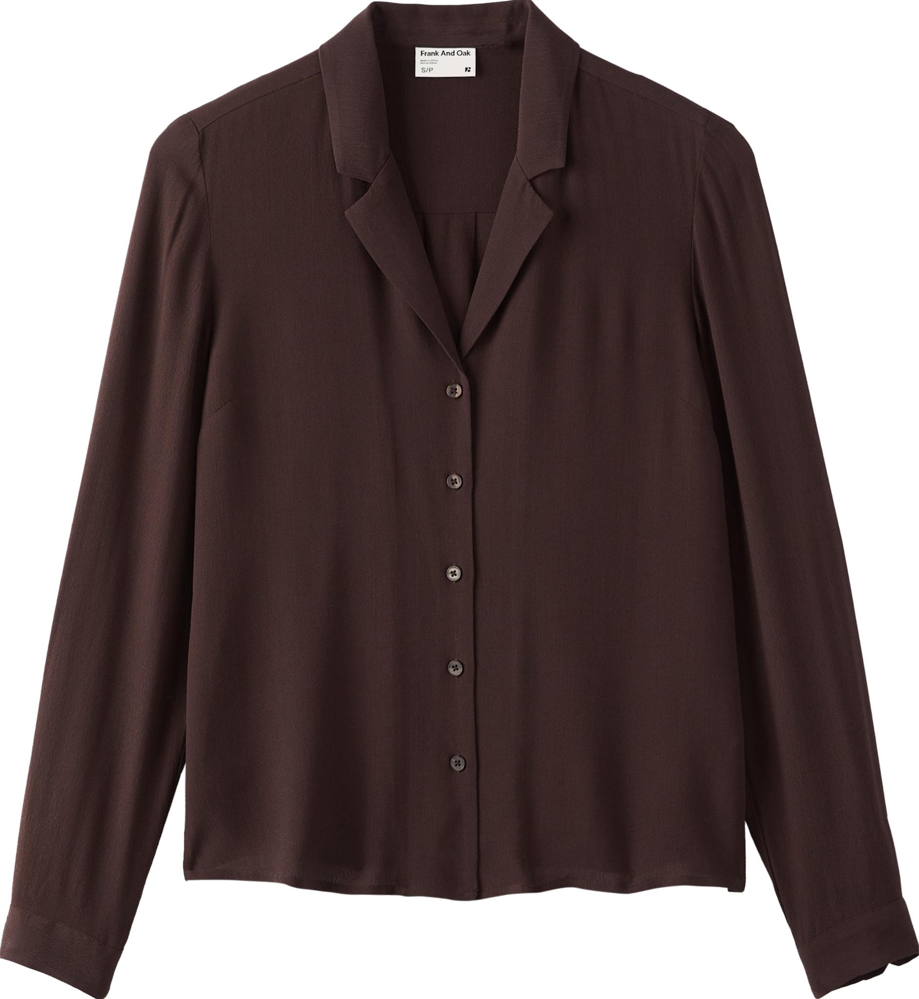 Product gallery image number 1 for product Long Sleeve Camp Collar Blouse - Women's