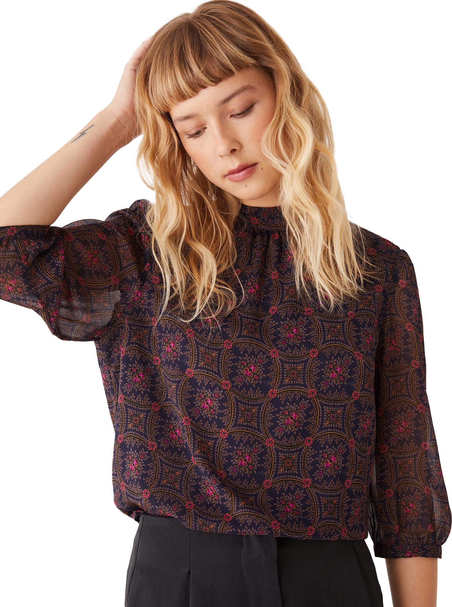 Product gallery image number 4 for product Printed Button-Up Blouse - Women's