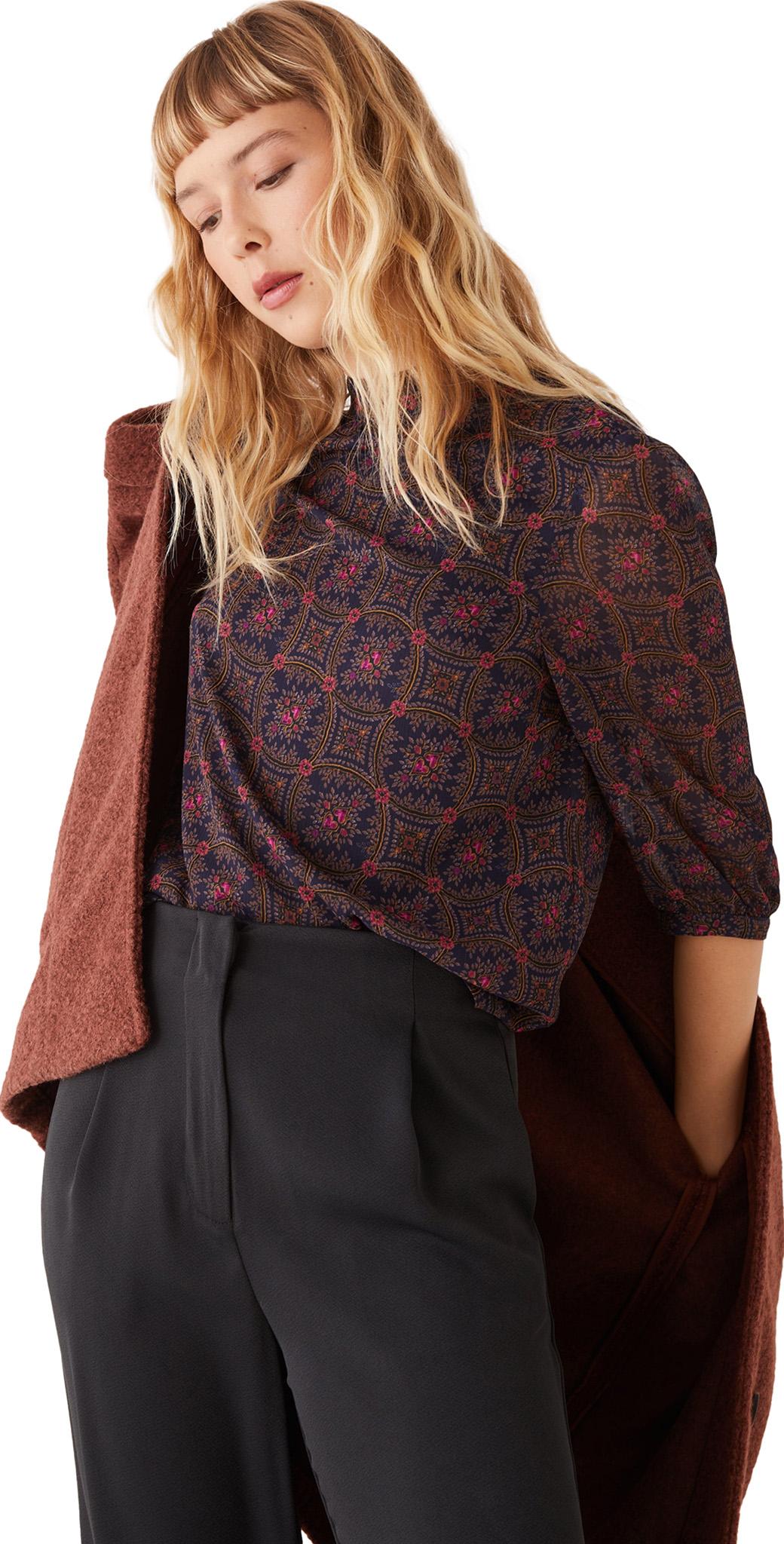 Product gallery image number 3 for product Printed Button-Up Blouse - Women's