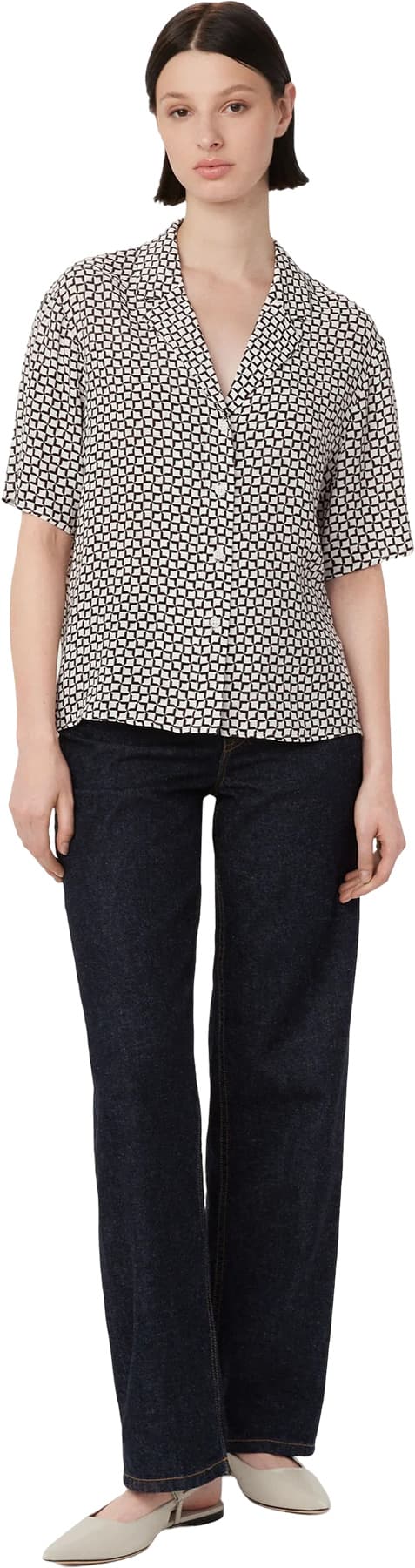 Product gallery image number 2 for product The Fluid Camp Collar Blouse - Women's