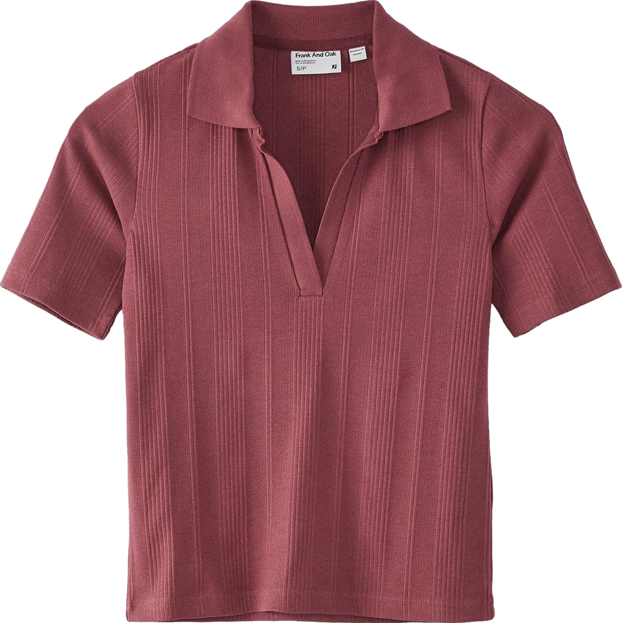 Product gallery image number 1 for product Ribbed Knit Polo - Women's
