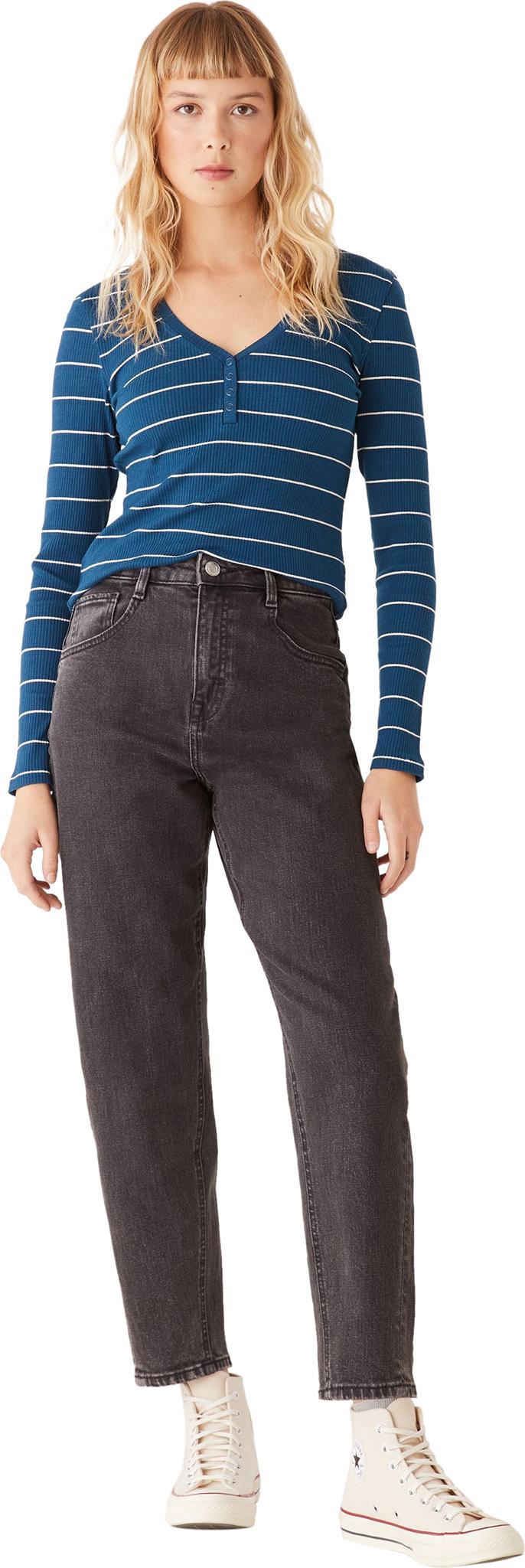 Product gallery image number 1 for product Ribbed Henley Top - Women's