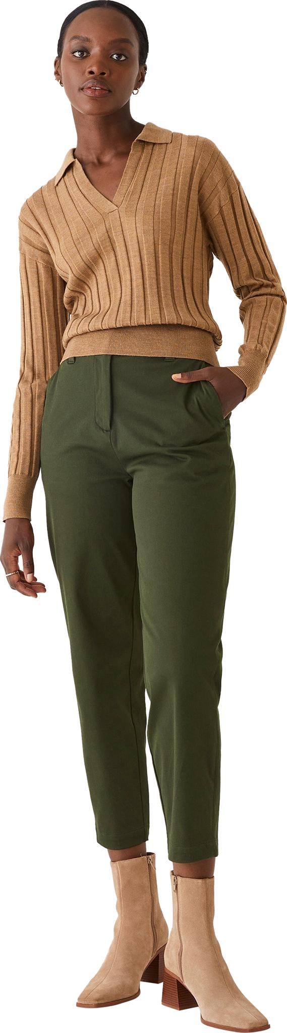 Product gallery image number 1 for product Merino Wool Polo Sweater - Women's