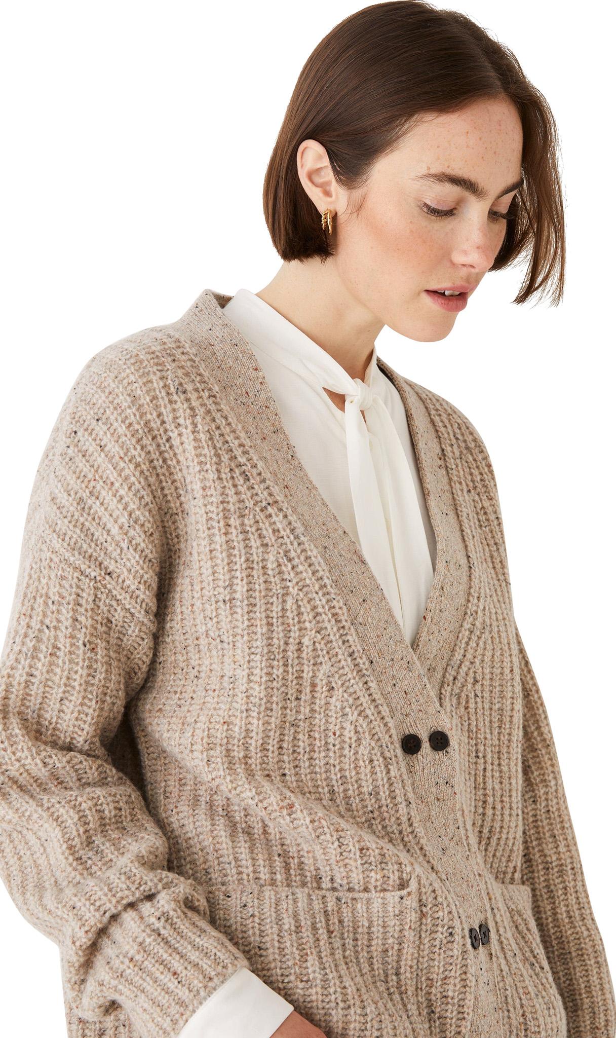 Product gallery image number 4 for product Oversized Wool Blend Cardigan - Women's