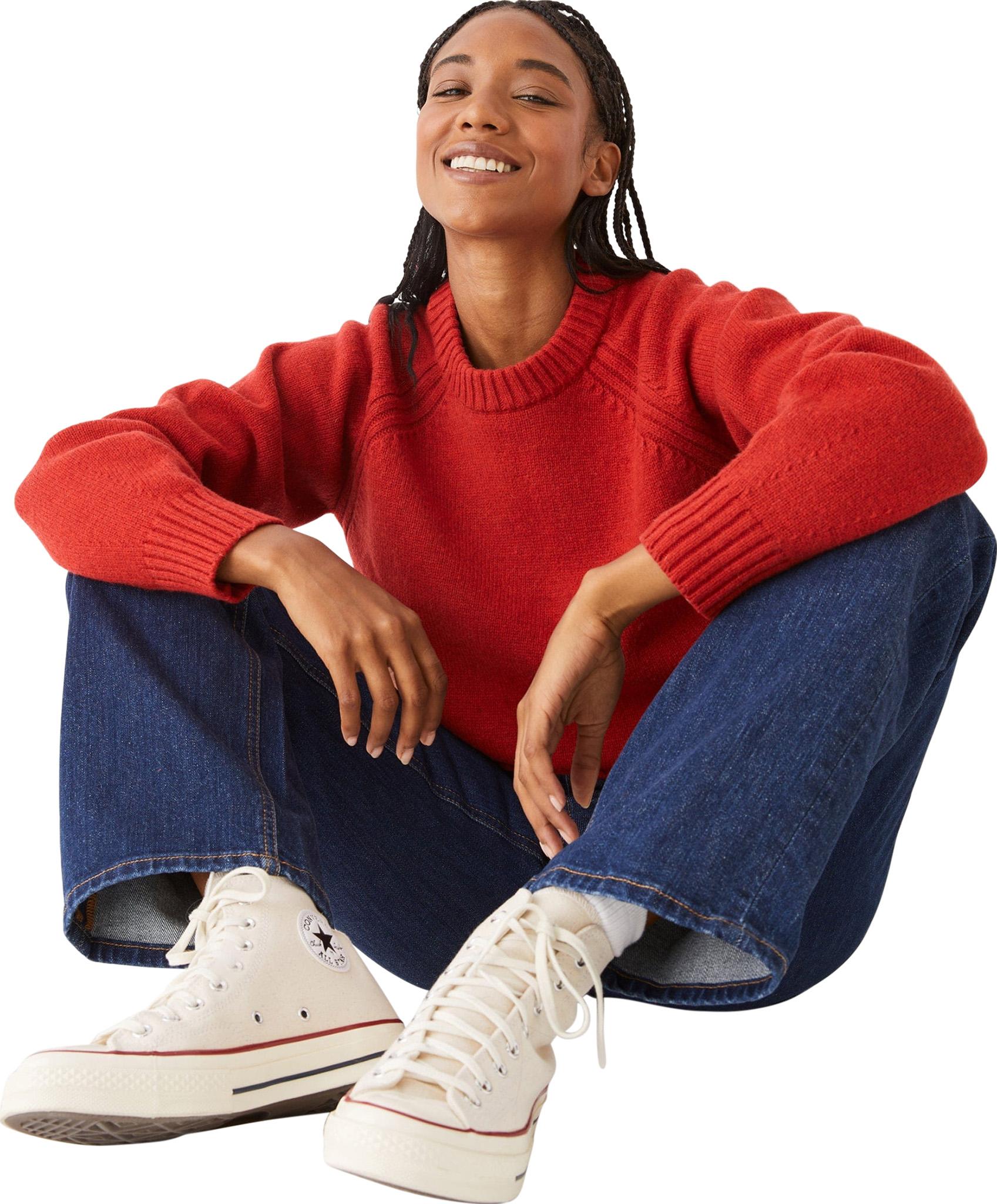 Product gallery image number 6 for product Wool Crewneck Sweater - Women's