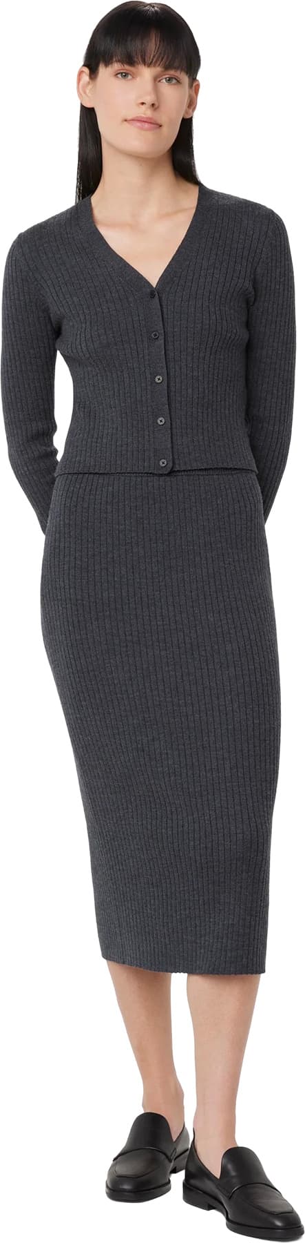 Numéro de l'image de la galerie de produits 1 pour le produit Cardigan à col en V en mérinos - Femme
