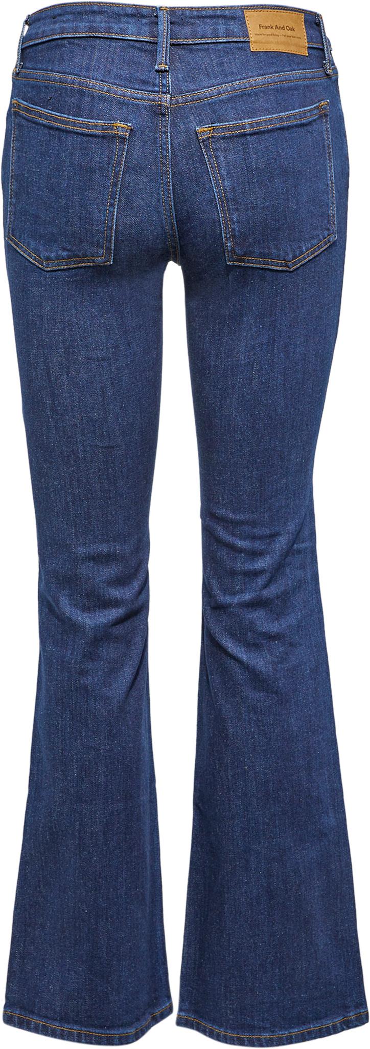 Numéro de l'image de la galerie de produits 2 pour le produit Jean taille mi-haute à jambe semi-évasée Joan - Femme