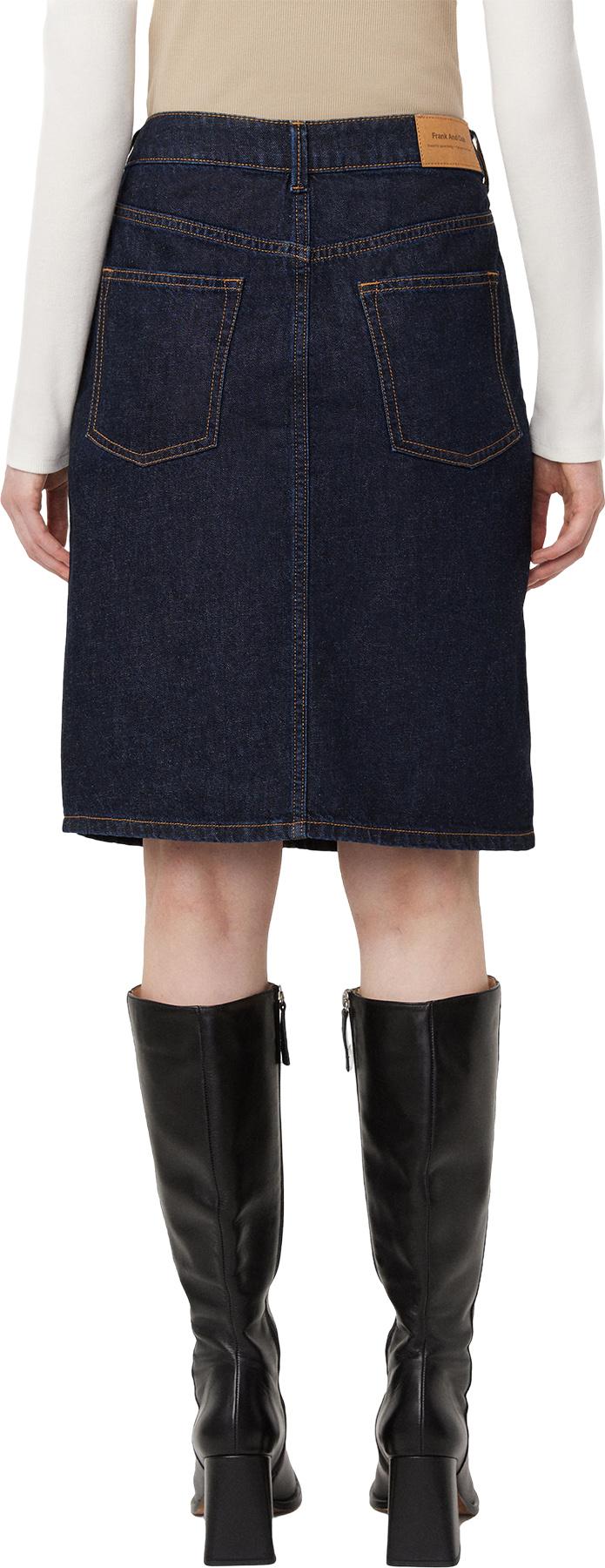 Numéro de l'image de la galerie de produits 3 pour le produit Jupe mi-longue en jean - Femme