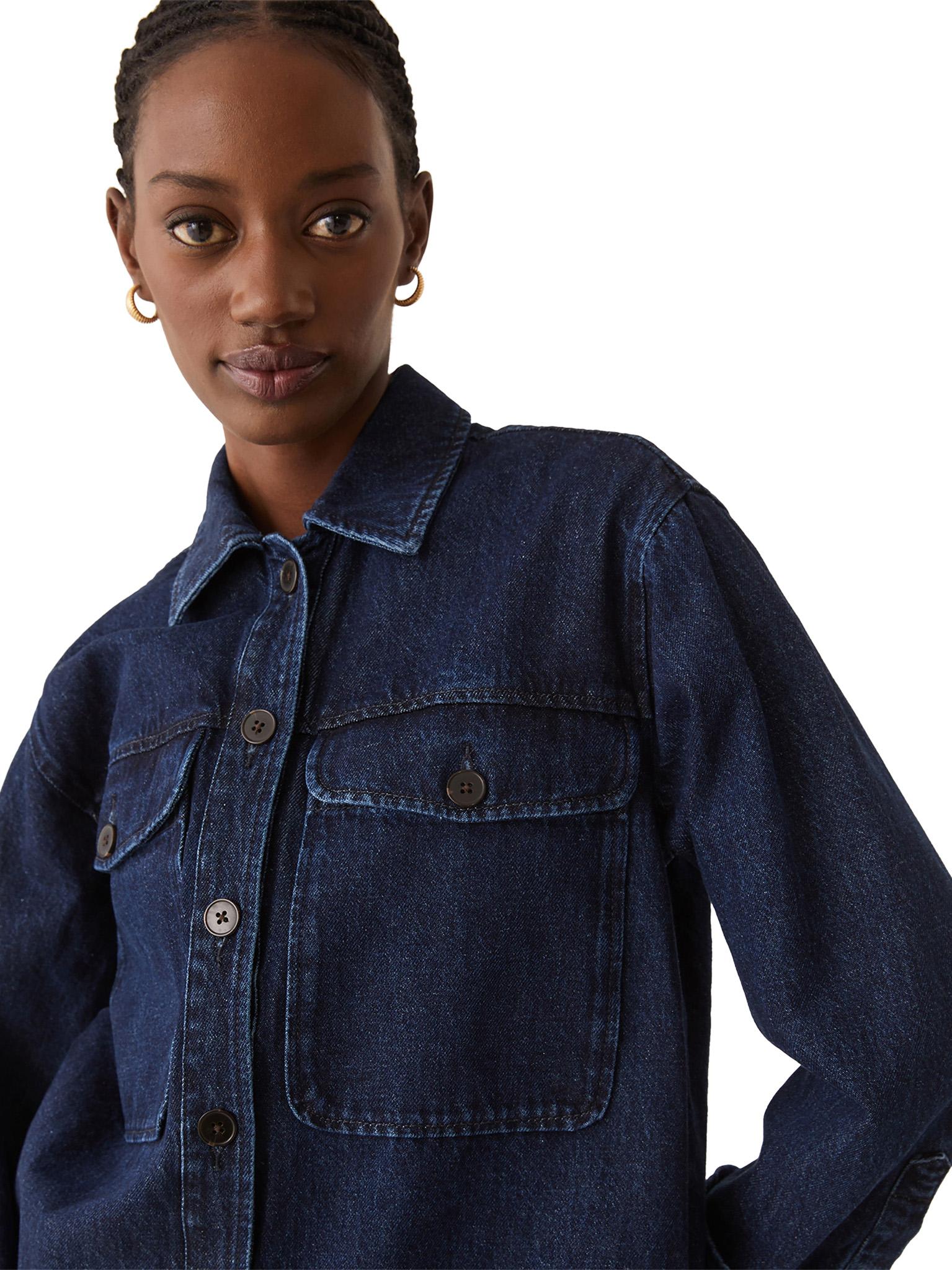 Product gallery image number 3 for product Hemp Denim Overshirt - Women's