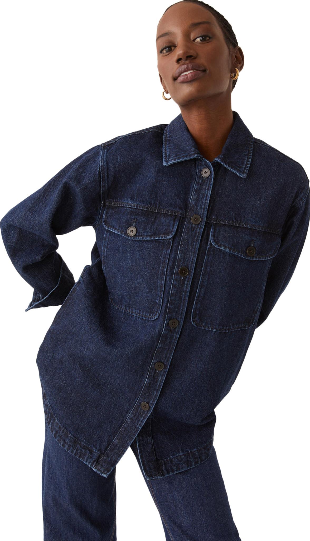 Product gallery image number 4 for product Hemp Denim Overshirt - Women's