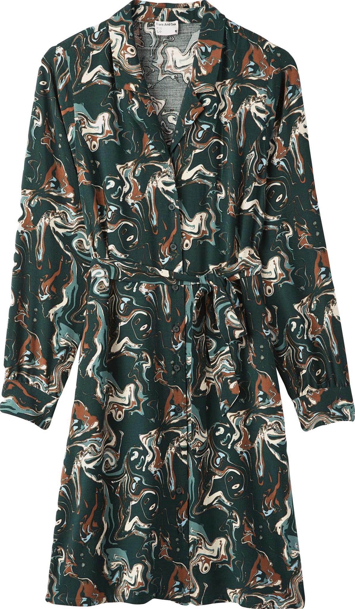 Product gallery image number 1 for product Printed Long Sleeve Dress - Women's