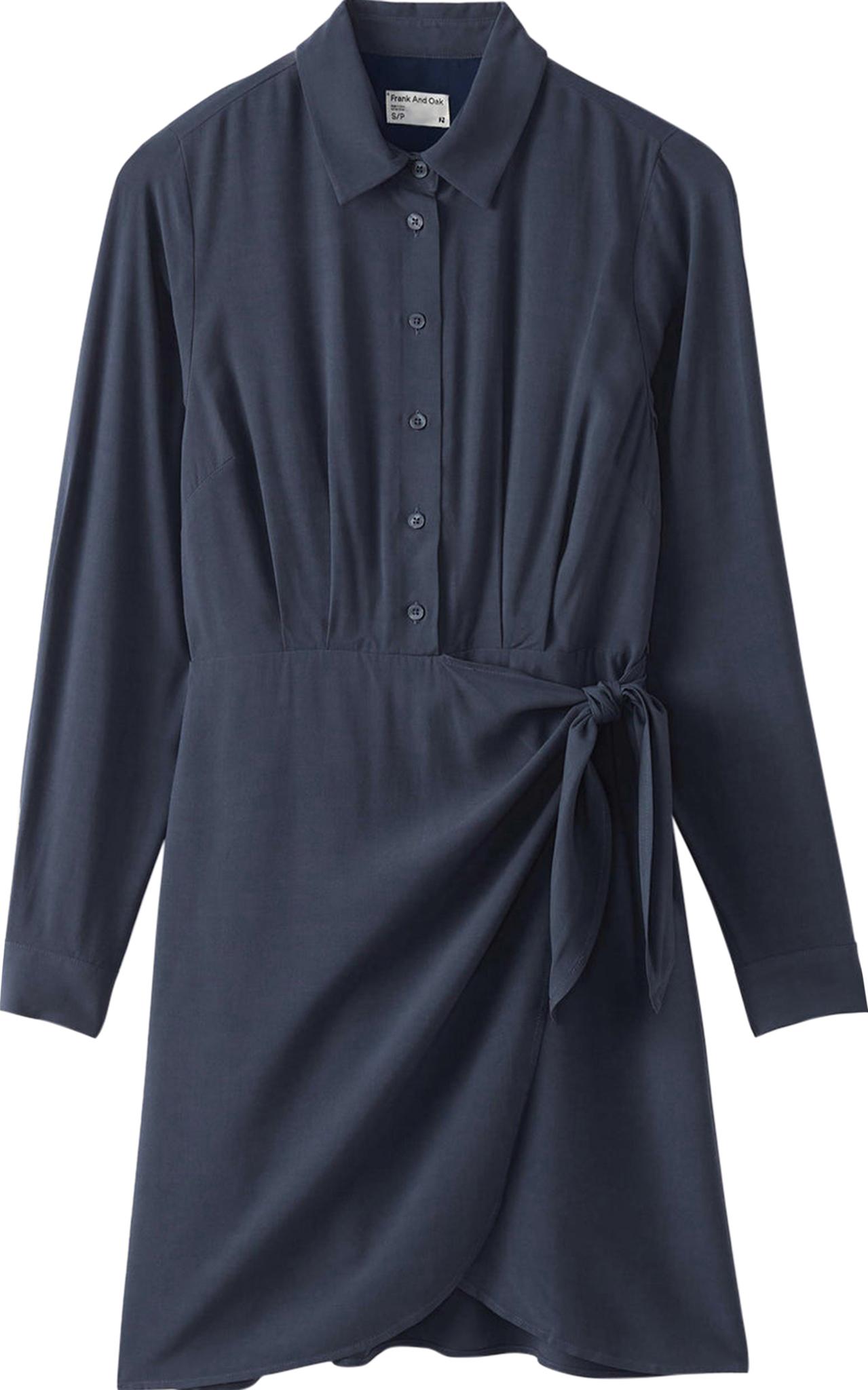 Product gallery image number 2 for product Collared Wrap Dress - Women's