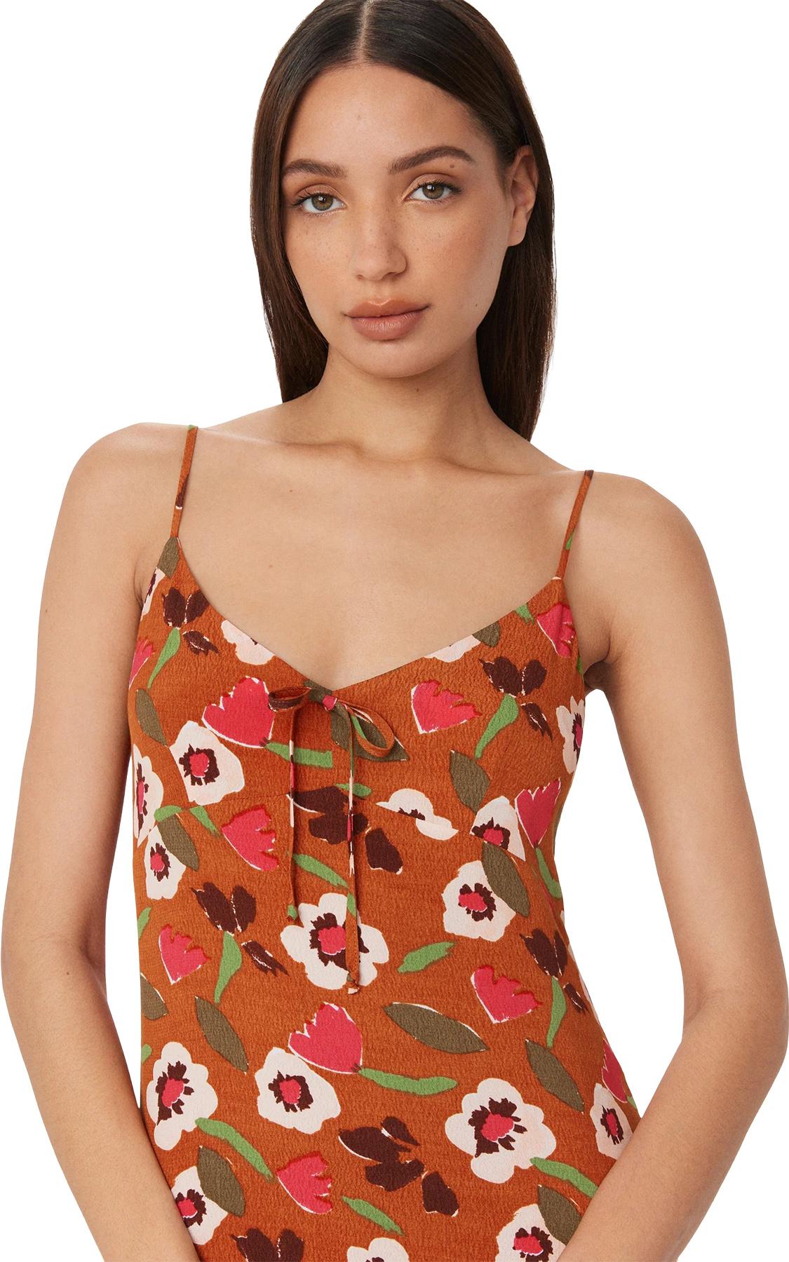 Product gallery image number 4 for product Floral Satin Slip Dress - Women's