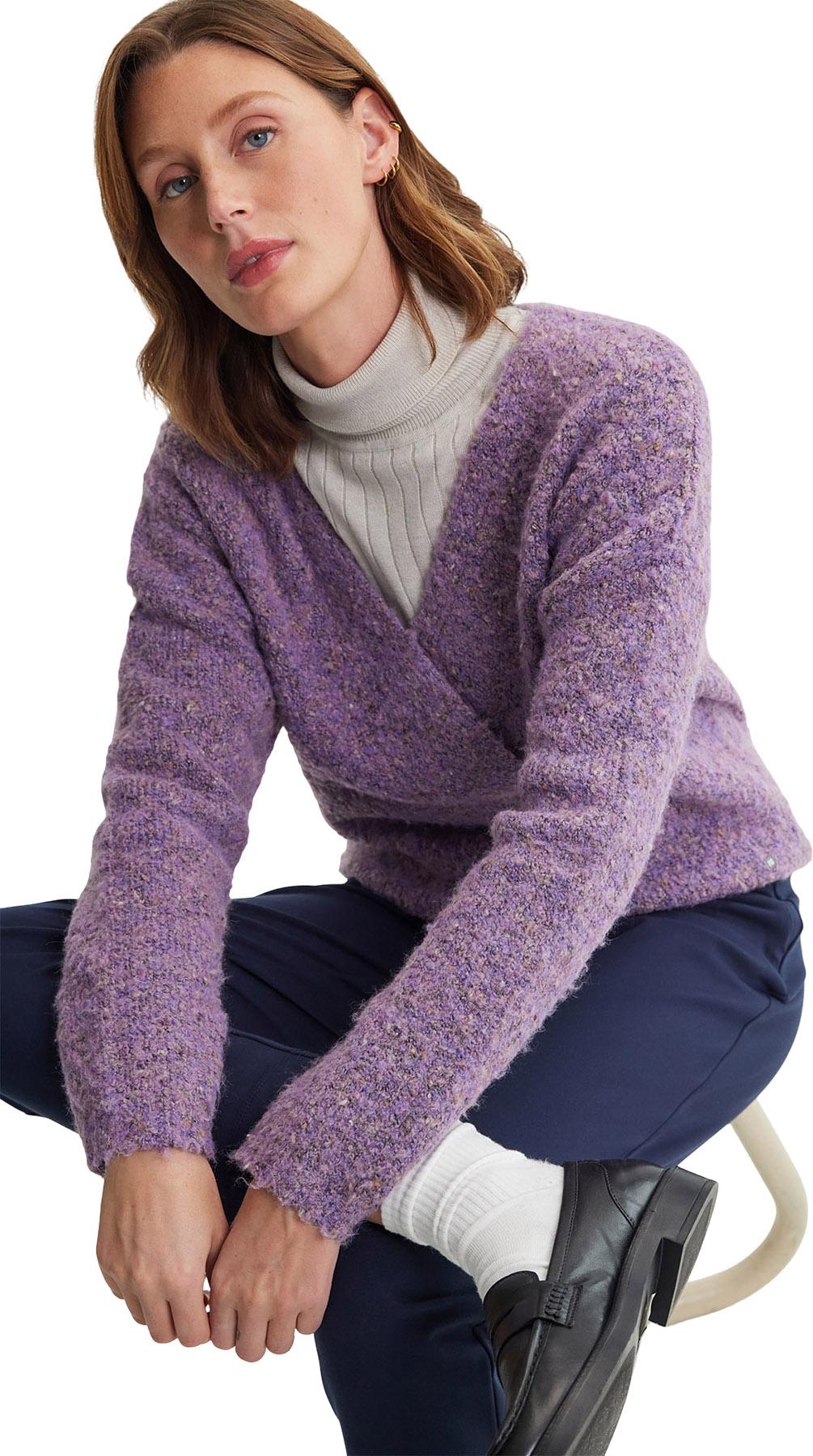 Product gallery image number 4 for product TAMARA V-NECK SWEATER - Women's