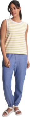 Colour: White - Mimosa Stripe