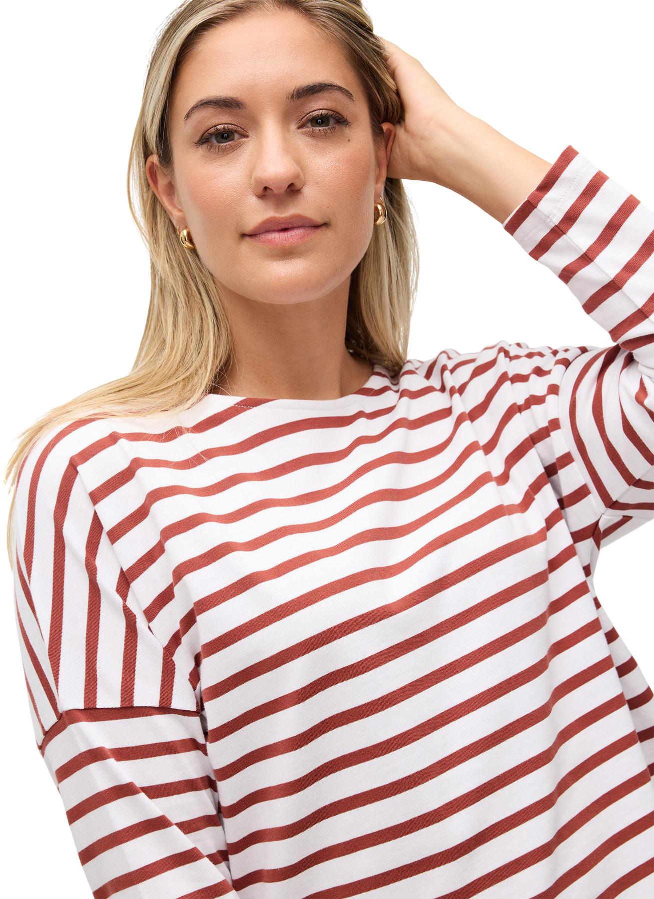 Product gallery image number 3 for product Newport 7/8 Sleeves Breton Top - Women's