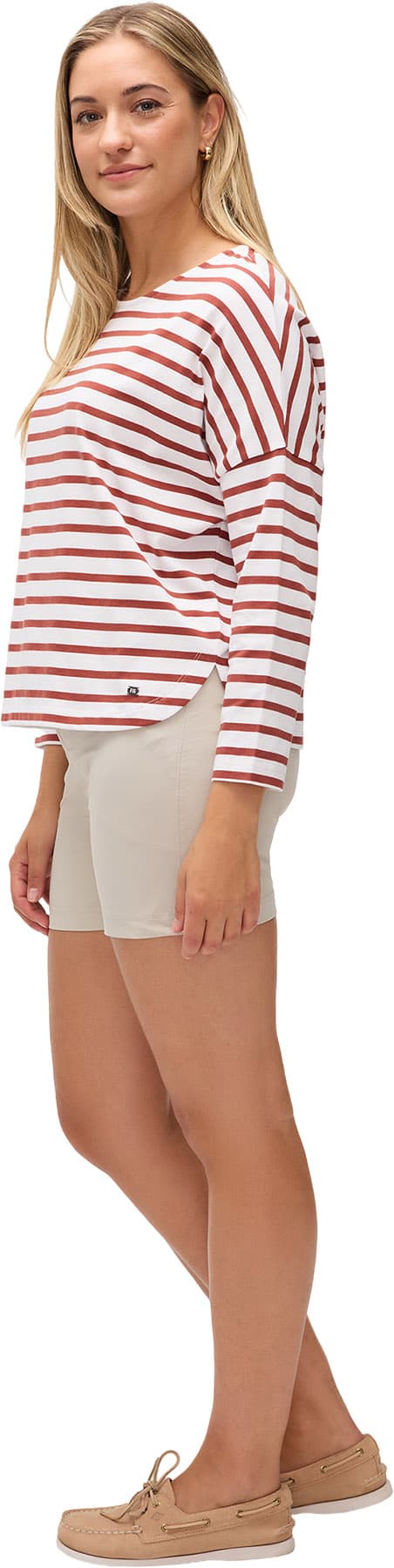 Product gallery image number 4 for product Newport 7/8 Sleeves Breton Top - Women's