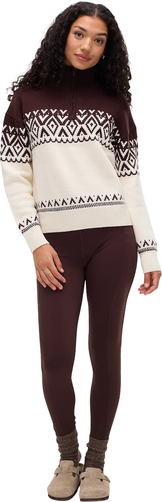 Product image for Moerna Fair Isle Half-Zip Sweater - Women's